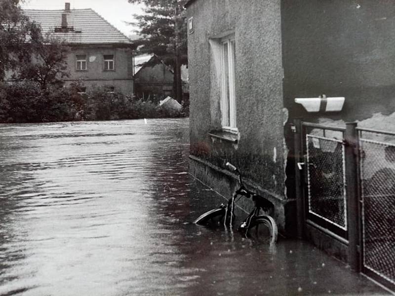 Povodeň do Zákup přišla i před čtyřiceti lety - v červenci 1981. Rozsah pohromy zachycují dobové fotografie.