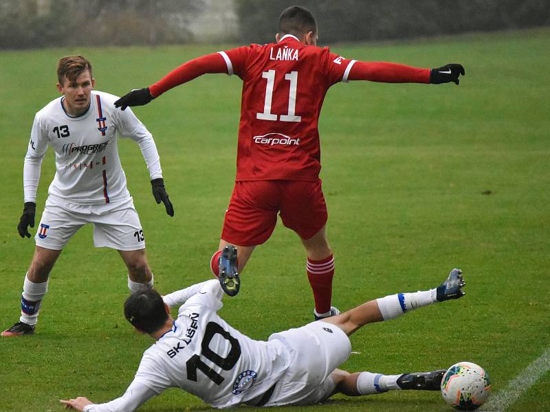 Milan Lutonský, opora zadních řad druholigové Líšně a na jaře už i gólový střelec.