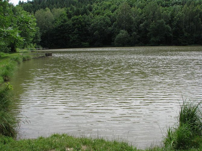 Rybník nedaleko Jalova dvoru. Ilustrační fotografie.