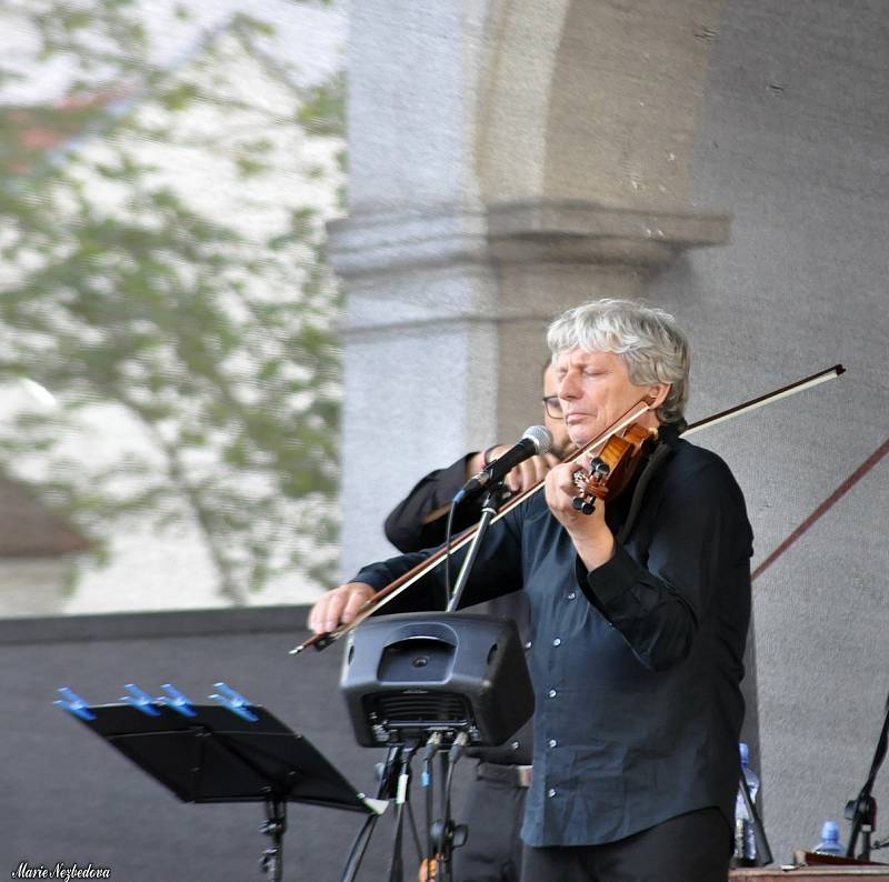 Zámecká zahrada ve Vyškově hostila v úterý 20. července koncert Hradišťanu.