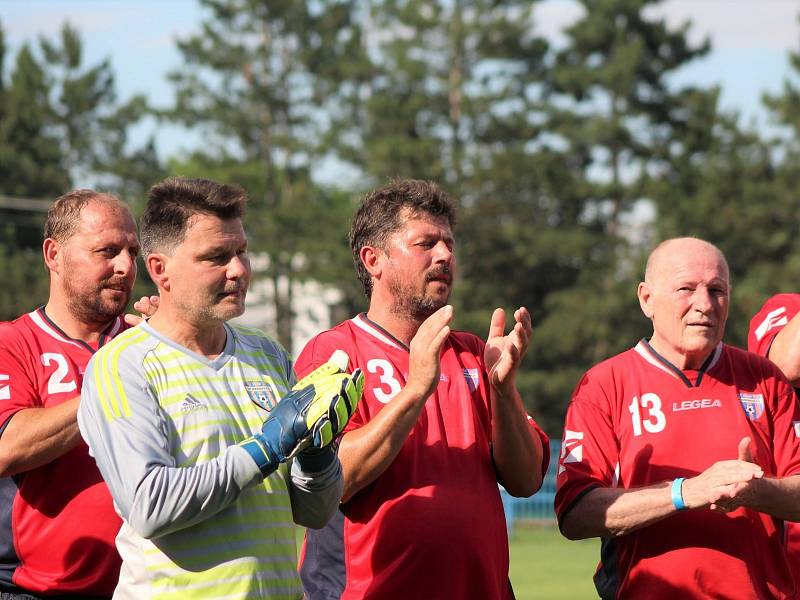 Oslavy 90+1 založení fotbalu v Křenovicích.