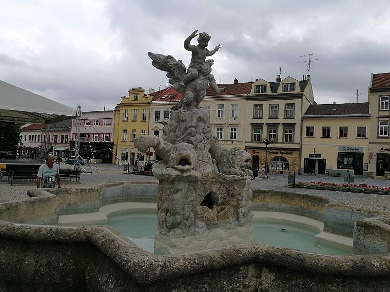 Masarykovo náměstí ve Vyškově.