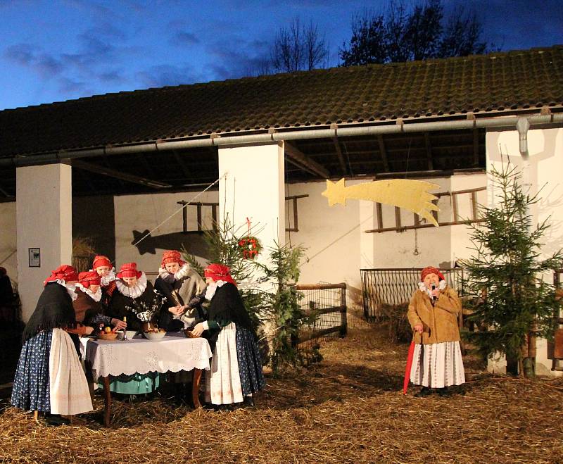 Stodola Hanáckého statku ve Vyškově připomněla tradiční akcí návštěvníkům zvyky a tradice v době adventu Součástí byl i jarmark.