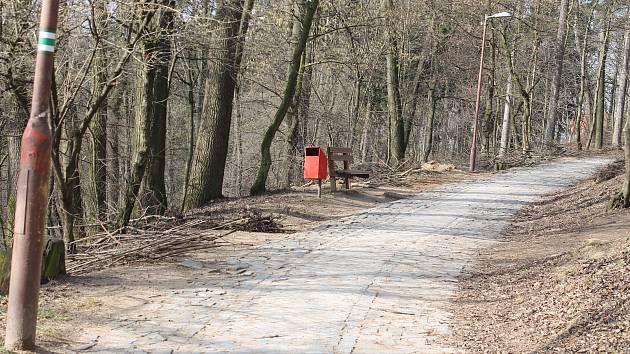 Lesopark Kalvárie v Bučovicích na Vyškovsku.