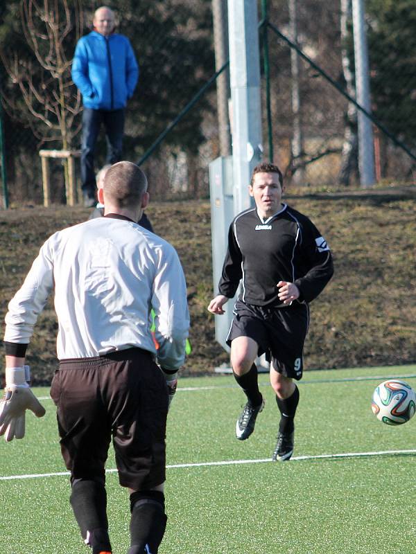 Přípravný zápas mezi fotbalisty Bohdalic a Rajhradic skončil 1:2. 