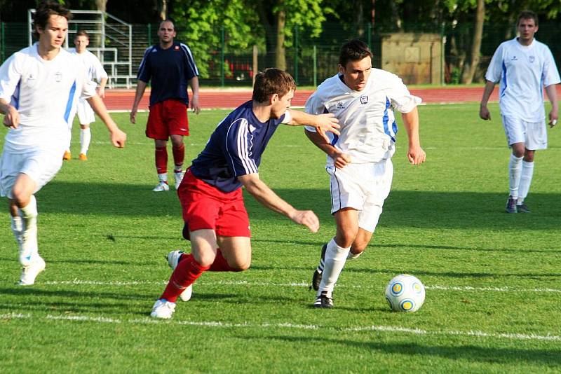 Fotbalové utkání SK Rostex Vyškov proti TJ Třebíč.