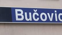 Vlaková stanice v Bučovicích.