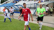 Při příležitosti devadesáti let fotbalu v Drnovicích zažil tamní stadion exhibiční fotbalový zápas.