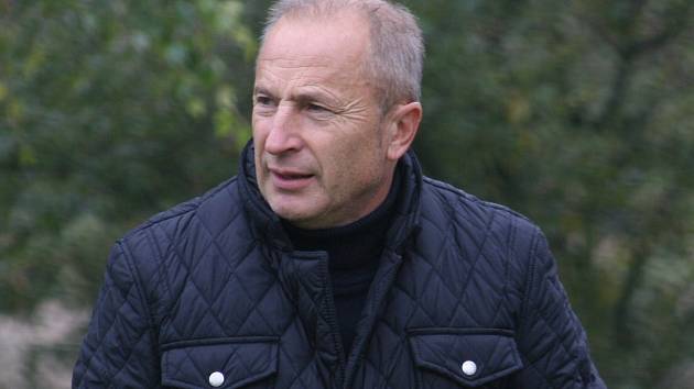 Trenér slavkovských fotbalistů René Lysák