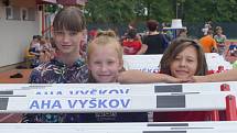 V Nanukovém pětiboji AK AHA Vyškov si nejlépe vedla Eliška Derková.