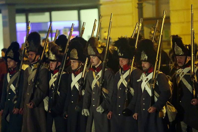 Vyškov si v úterý připomněl rok 1805. Střetl se zde předvoj Napoleonovy armády a ruského vojska.