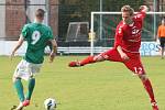 Fotbalisté Vyškova vyhráli na hřišti Bystrce (v zeleném) 2:0. 