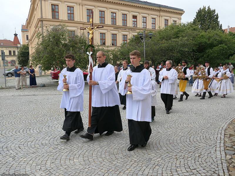 Jihomoravské dožínky se ve Vyškově konaly znovu po čtrnácti letech.