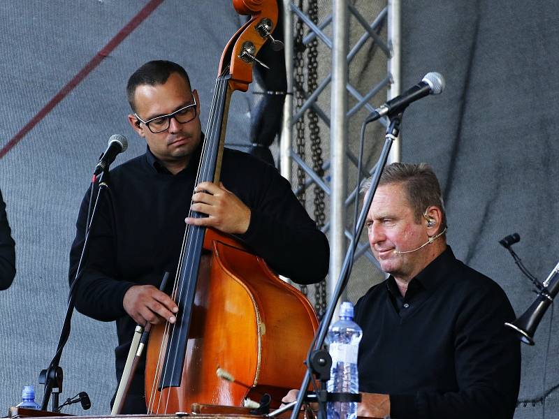 Zámecká zahrada ve Vyškově hostila v úterý 20. července koncert Hradišťanu.