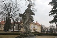 Zámecký park ve Slavkově u Brna.