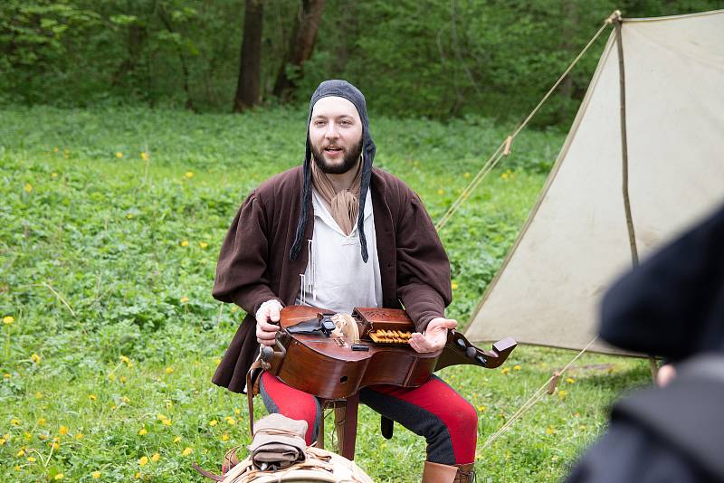 Díky akci Oživlé Konůvky návštěvníci nahlédli do života ve středověku.