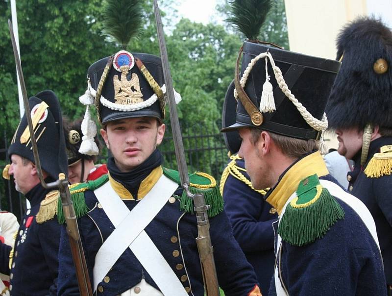 Napoleonskou expozici ve Slavkově slavnostně odhalili v květnu 2013.