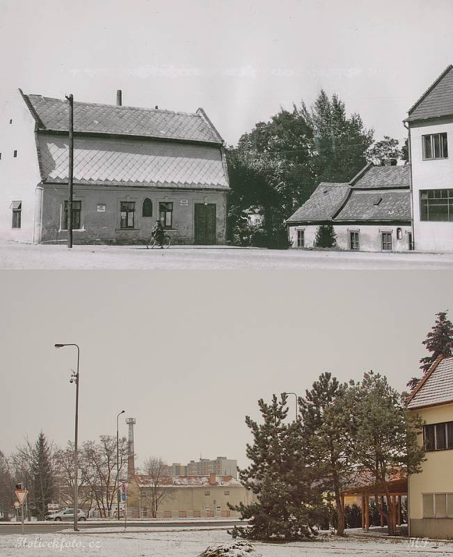 Dvořákova – Dukelská 1952 a 11. 1. 2009.