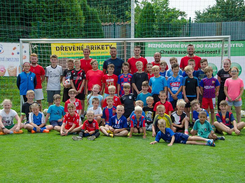 Zajímavý program nabídl letní kemp OFS Vyškov nejmladším fotbalistům v Komořanech.