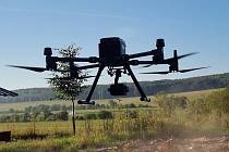 S monitorováním dopravy pomáhal vyškovským policistům ze vzduchu dron.