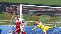 V utkání Moravskoslezské fotbalové ligy prohrál MFK Vyškov doma s FC Velké Meziříčí 0:3.