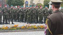 Vojáci dnes přísahali na vyškovském náměstí 