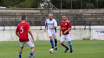 Při příležitosti devadesáti let fotbalu v Drnovicích zažil tamní stadion exhibiční fotbalový zápas.