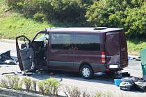 Nehoda na dálnici D1 nedaleko Komořan si ve čtvrtek vyžádala pět životů.