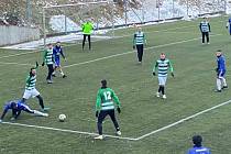V letošním druhém přípravném utkání vyhráli fotbalisté Tatranu Rousínov v Morkovicích 4:2.