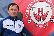 Jaroslav Liška, šéftrenér mládeže MFK Vyškov a trenér B mužstva.