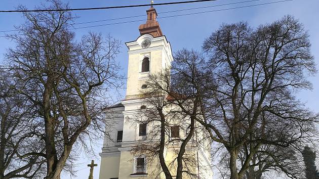 Kostel Nanebevzetí panny Marie v Bohdalicích.