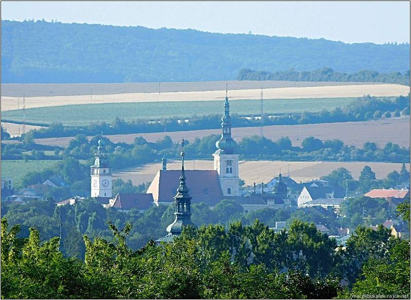 Příroda v okolí Vyškova a Drahanské vrchoviny na vrcholu léta.