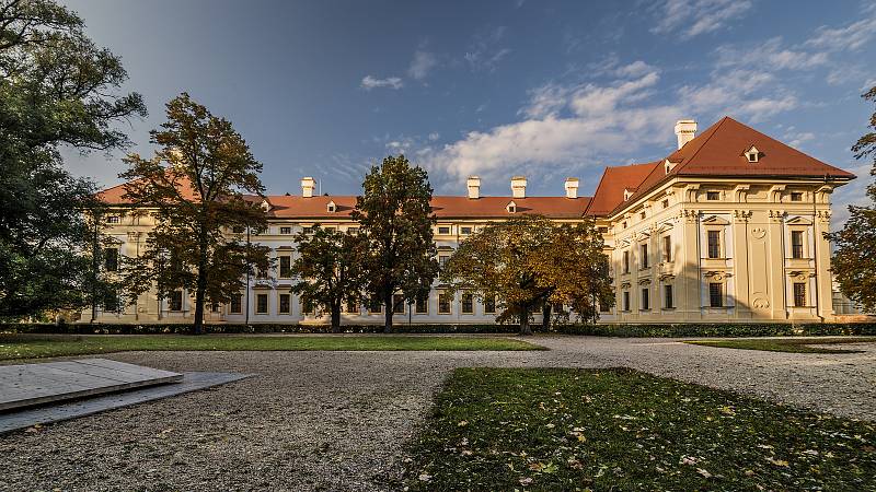 Zámecký park ve Slavkově.