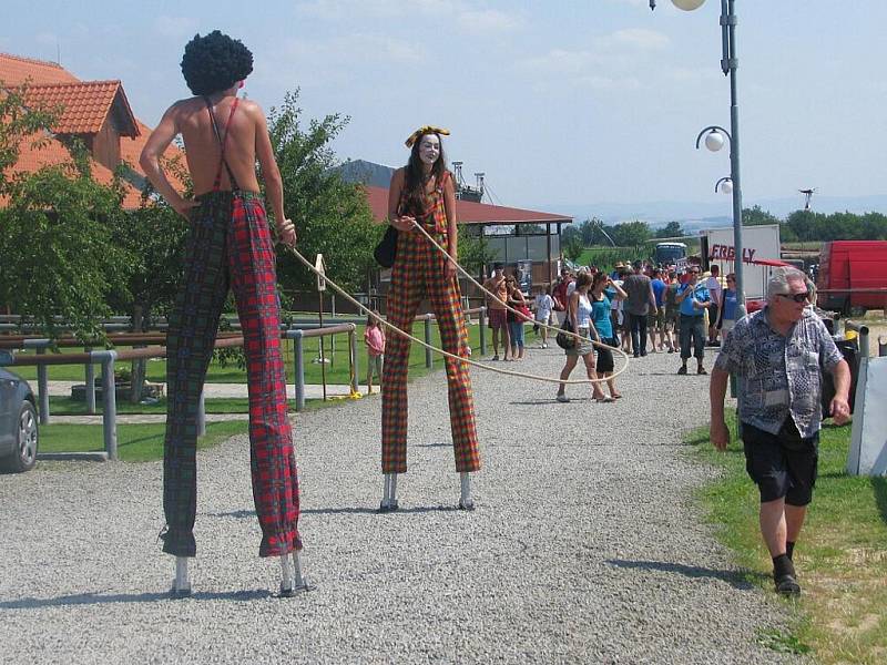 Oslavy šedesátin Bolka Polívky na jeho farmě v Olšanech. 