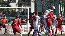 V utkání Moravskoslezské fotbalové ligy 1.HFK Olomouc - MFK Vyškov zvítězili hosté 0:3.  