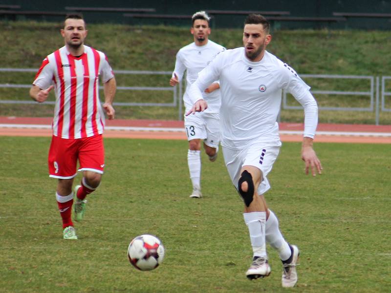 Kapitán fotbalistů MFK Vyškov Michal Klesa.