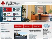 Oceněné webové stránky města Vyškov. Ilustrační snímek.
