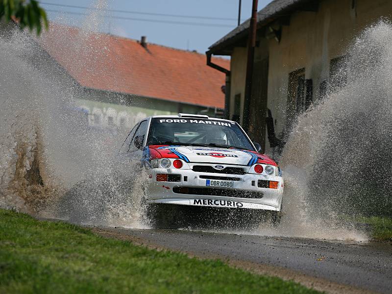 Sedmadvacátý ročník automobilové Rally Vyškov vyhrál Jaromír Tarabus s vozem Škoda Fabia R5.
