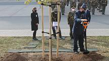 Ceremonie při příležitosti oslav patnáctého výročí založení Centra ochrany proti zbraním hromadného ničení ve Vyškově.