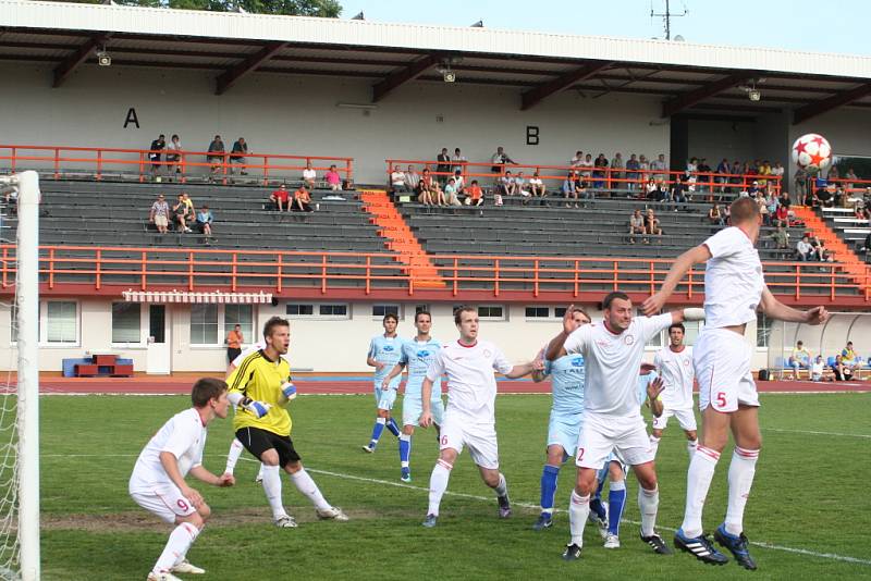 Fotbalisté vyškova skončili s Třebíčí remízou.