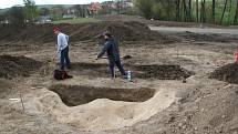 Archeologové v Rousínově objevili vykopávky z doby římského osídlení.