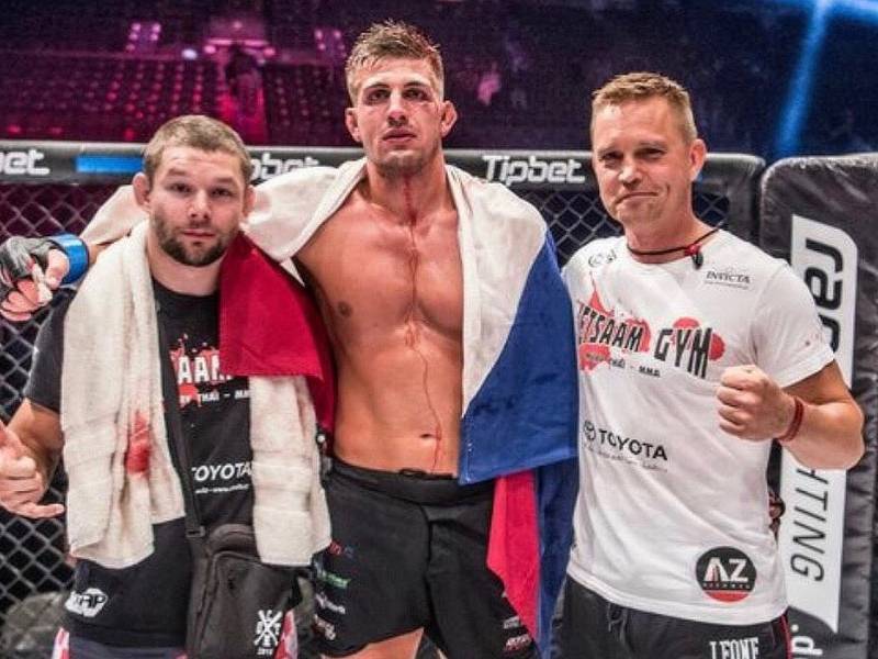 Bojovník MMA Jan Gottvald z Vyškova.