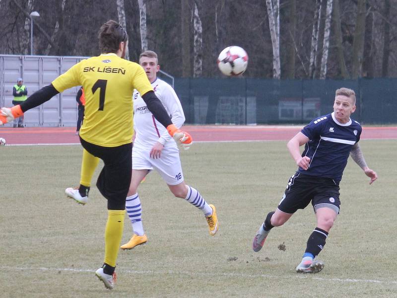 V předehráce 19. kola Moravskoslezské ligy porazili fotbalisté MFK Vyškov SK Líšeň 2:0.