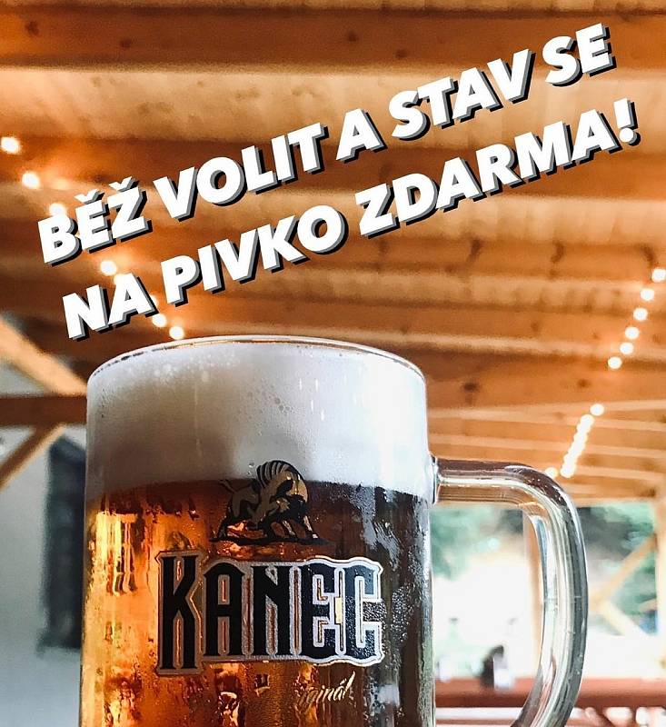 K účasti ve volbách vybízí na jižní Moravě hned několik podniků. Nabízí třeba pivo zdarma.