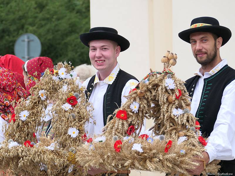 Jihomoravské dožínky se ve Vyškově konaly znovu po čtrnácti letech.