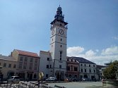 Renesanční radnice s věží je hlavní dominantou Masarykova náměstí ve Vyškově. Ilustrační foto.