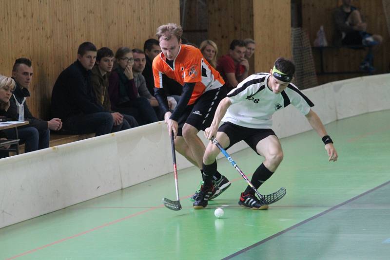 Florbalové derby přineslo ivanovickou radost.