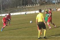 V prvním jarním místrovském utkání na domácím trávníku Tatran Rousínov porazil Líšeň B 1:0.