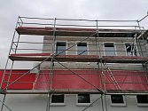 Na hasičské stanici ve Slavkově budují v těchto dnech novou nástavbu budovy.