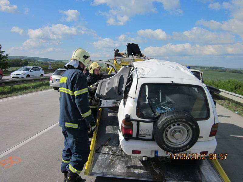 Smrtelná dopravní nehoda u Vyškova.